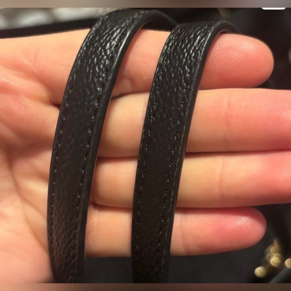 Kate Spade Black Leather Tote And Charm - Picture 8 of 8